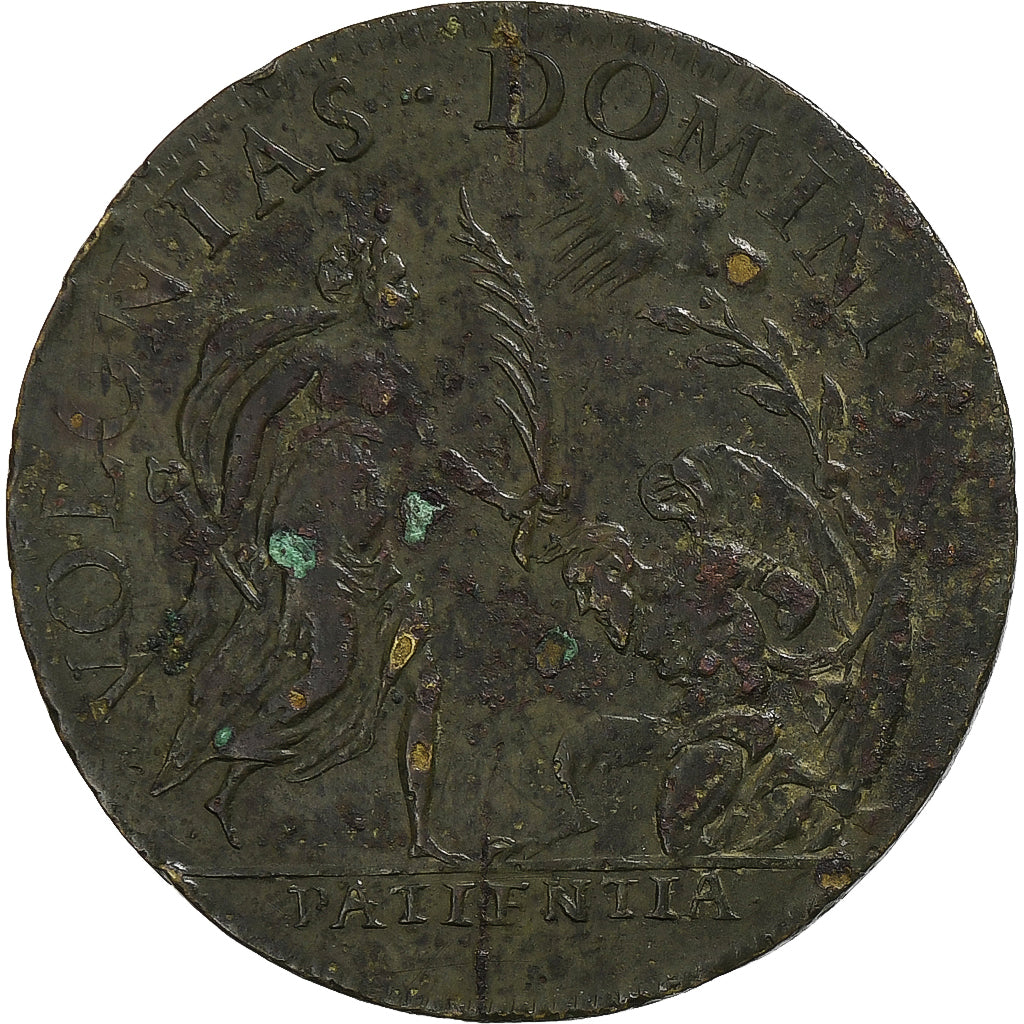 França, Token, Catherine de Médicis, Patientia, Cobre, AU(50-53)