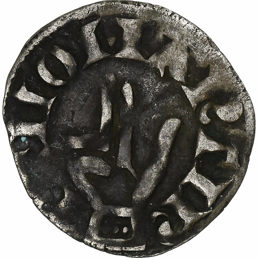 Archbishopric of Besançon, Denier PTHOMARTIR, 1240-1310, Besançon, Billon, S+