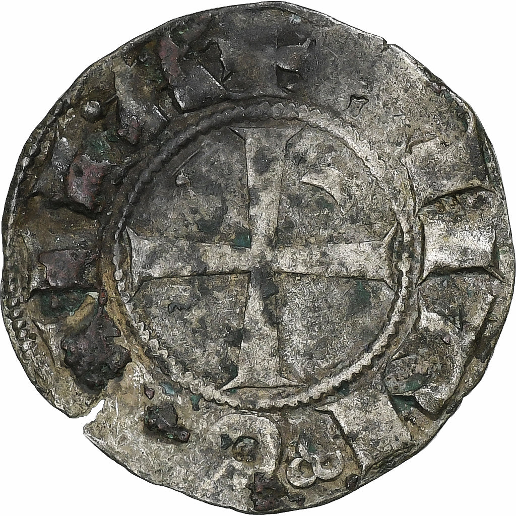 Principauté d'Antioche, Bohémond III, Denier, 1163-1201, Antioche, Billon, TB+