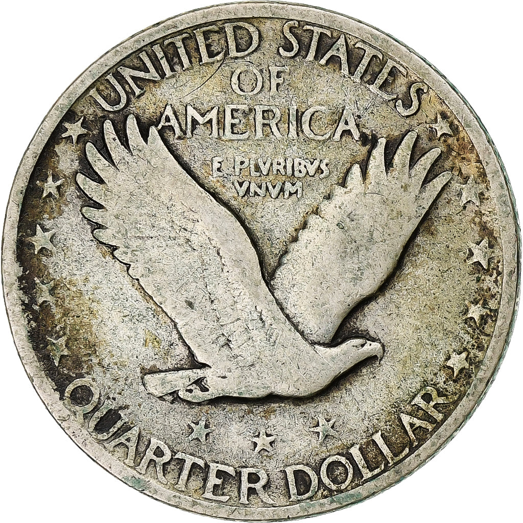 Vereinigte Staaten, Quarter, Standing Liberty, 1923, Philadelphia, Silber, SGE+