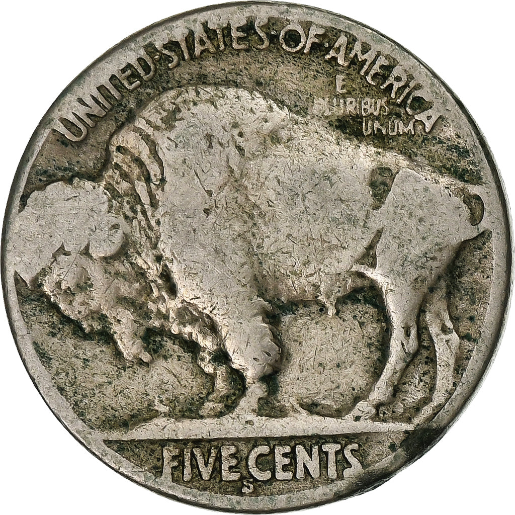 Stati Uniti, 5 Cents, Buffalo, 1928, San Francisco, Nichel, MB, KM:134