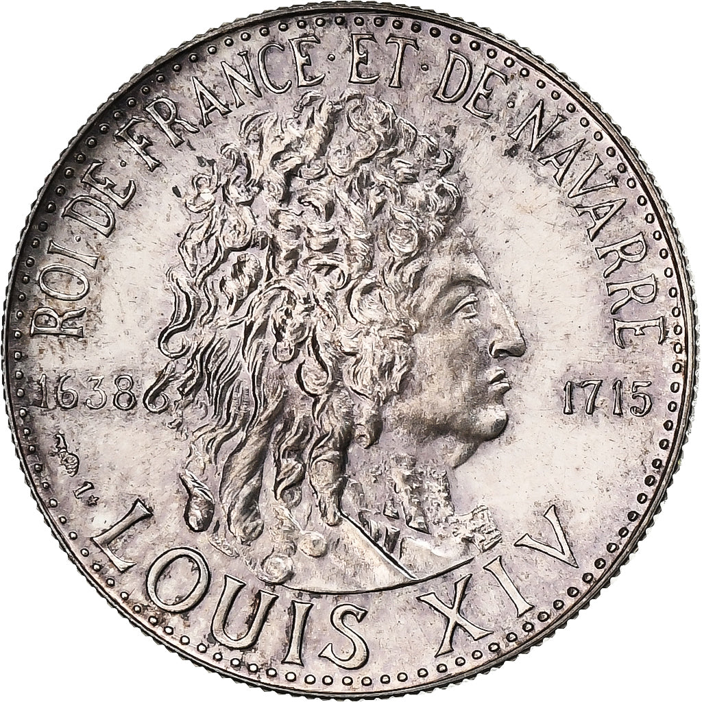 Francia, ficha, Louis XIV, 1980, Monnaie de Paris, Argento, SPL