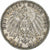 Grand Duchy of Baden, Friedrich II, 3 Mark, 1908, Karlsruhe, Silver, VF(30-35)