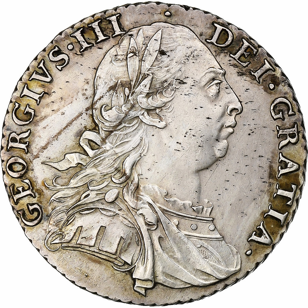 United Kingdom, George III, Shilling, 1787, London, Silver, MS(63), Spink:3743