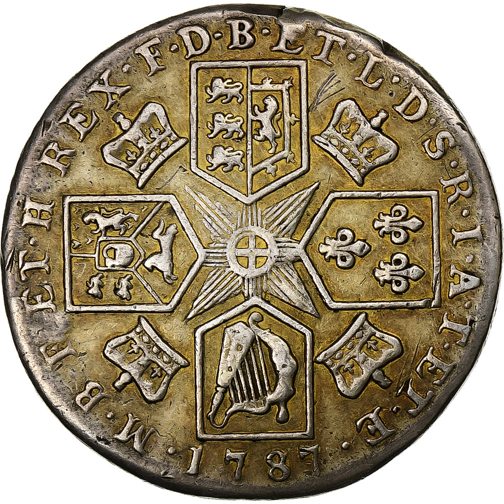 United Kingdom, George III, Shilling, 1787, London, Silver, EF(40-45)