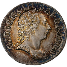 United Kingdom, George III, 3 Pence, 1763, London, Silver, AU(55-58)