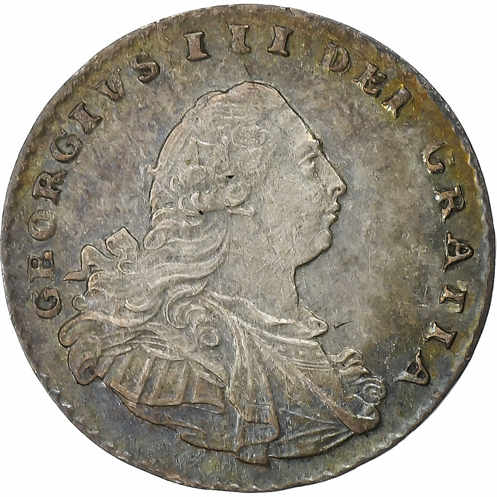United Kingdom, George III, Penny, 1795, London, Silver, AU(55-58), Spink:3761