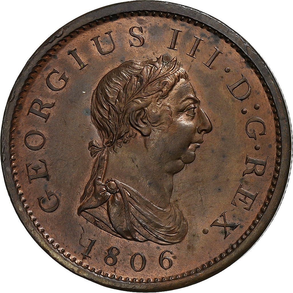 United Kingdom, George III, Penny, 1806, Soho, Copper, MS(63), Spink:3780