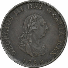 United Kingdom, George III, Farthing, 1799, Soho, Copper, VF(30-35), Spink:3779