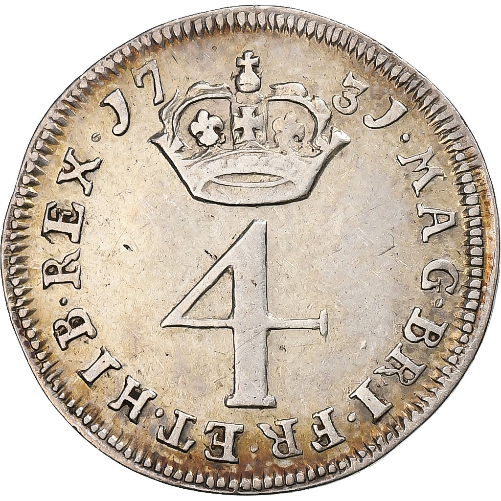Royaume-Uni, George II, 4 Pence, 1731, Londres, Argent, TTB, Spink:3712, KM:570