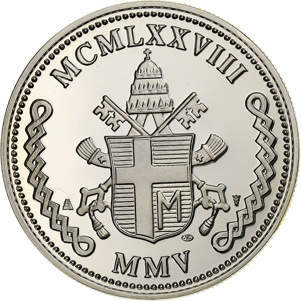 Vatican, Medal, Jean-Paul II, 2005, Utrecht, Silver, Proof, MS(65-70)