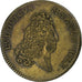 França, Token, Luís XIV, ca. 1700, Latão, VF(30-35)
