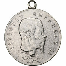Italy, Vittorio Emanuele II, 5 Lire, 1874, Milan, Silver, VG(8-10), KM:8.3