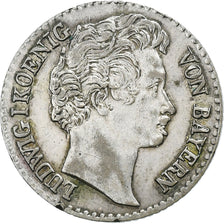 Kingdom of Bavaria, Ludwig I, 3 Kreuzer, 1835, Munich, Silver, AU(50-53), KM:747