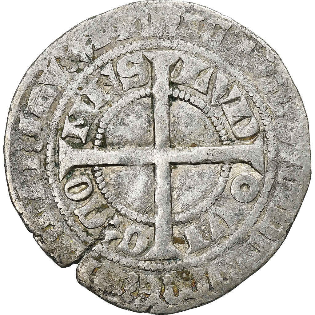 County of Flandre, Louis II de Mâle, Gros, 1346-1384, Argento, MB+
