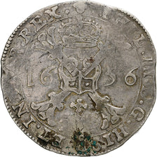 Spanish Netherlands, Duchy of Brabant, Philip IV, Patagon, 1656, Brussels