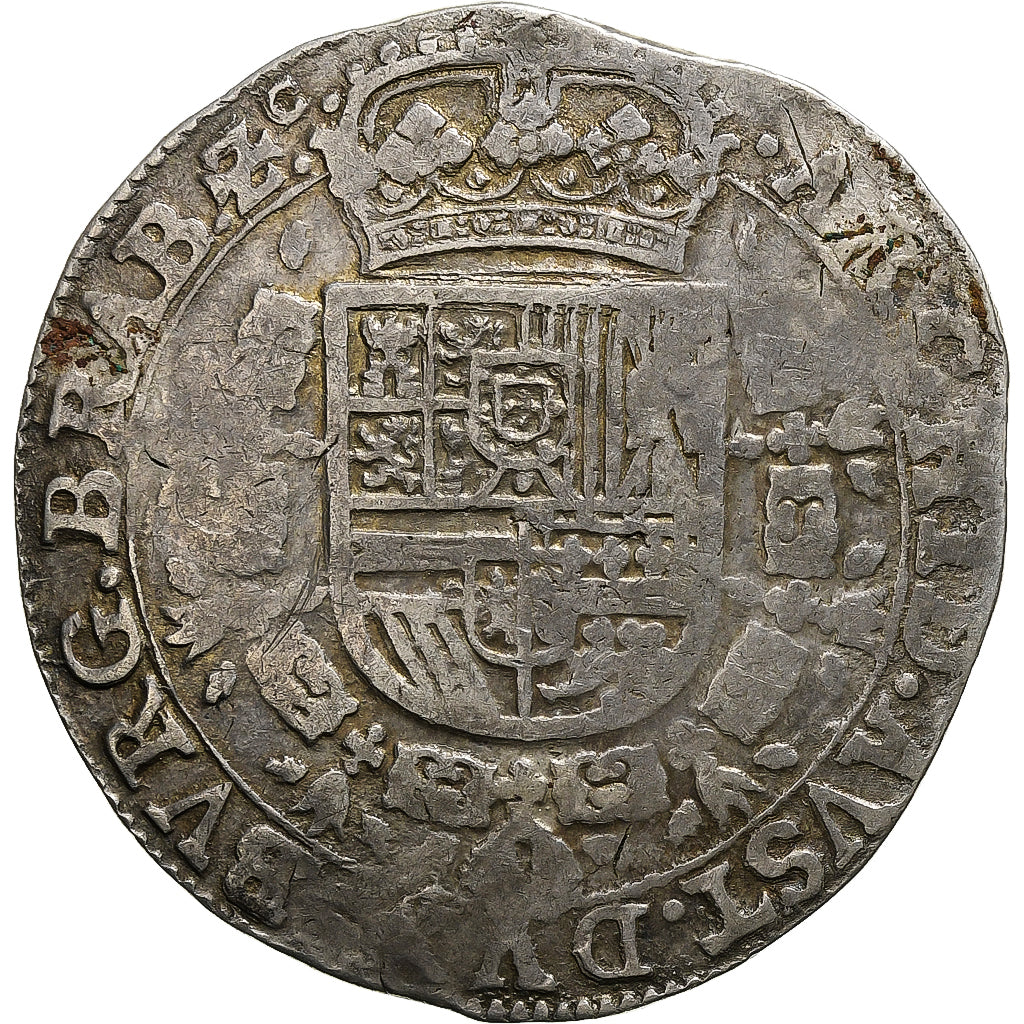 Spanish Netherlands, Duchy of Brabant, Philip IV, Patagon, 1656, Brussels