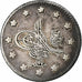 Empire ottoman, Abdul Hamid II, Kurus, AH 1293-17/1876, Constantinople, Argent