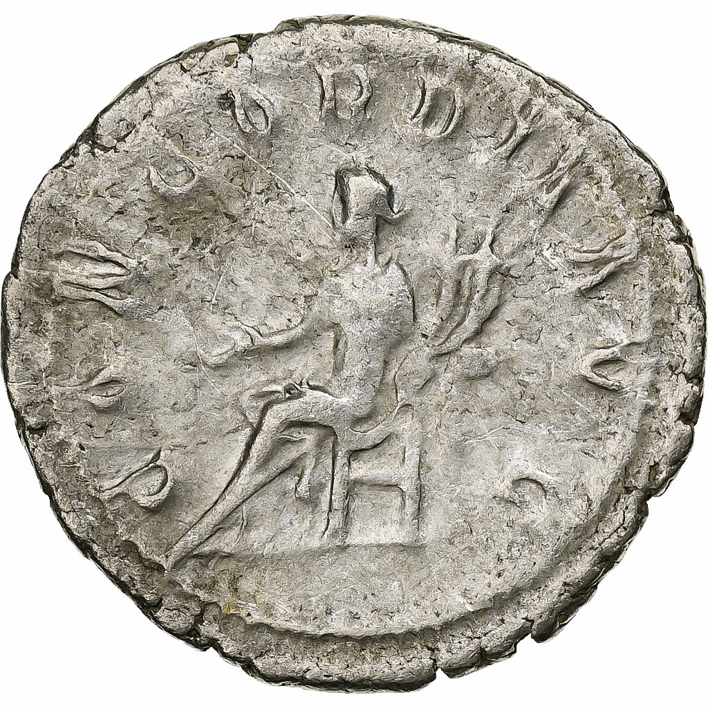 Gordian III, Antoninianus, 240, Rome, Billon, AU(50-53), RIC:35