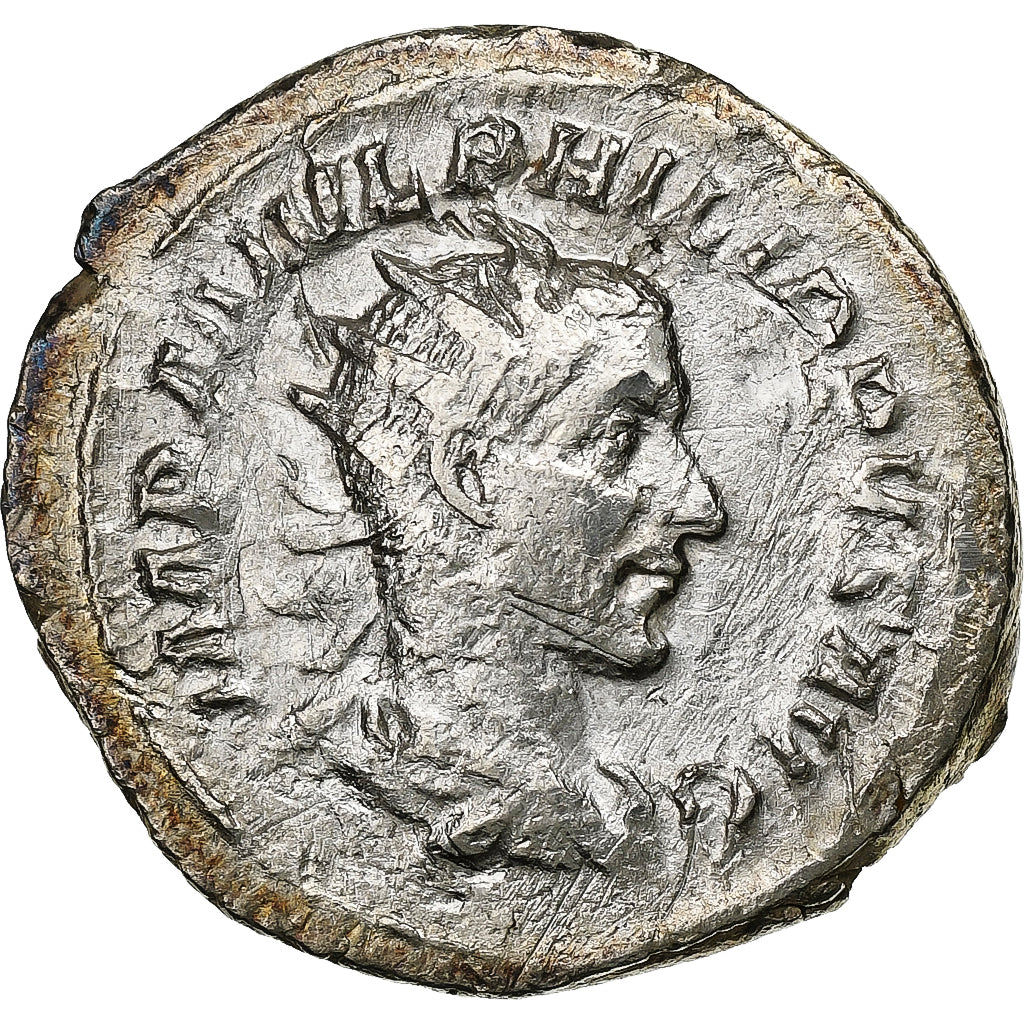 Philip I, Antoninianus, 244-247, Rome, Billon, VF(30-35), RIC:47