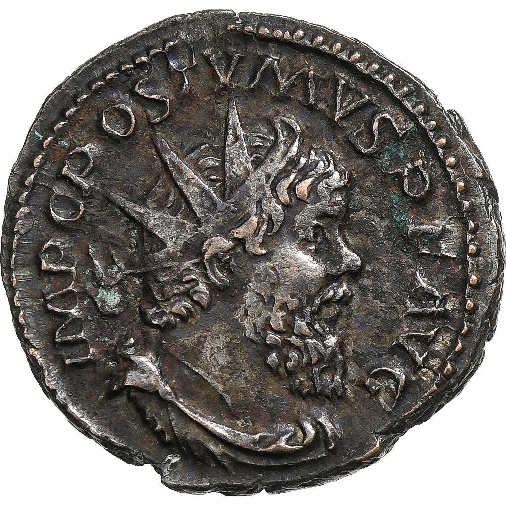 Postumus, Antoninianus, 260-269, Cologne, Biglione, BB+, RIC:329