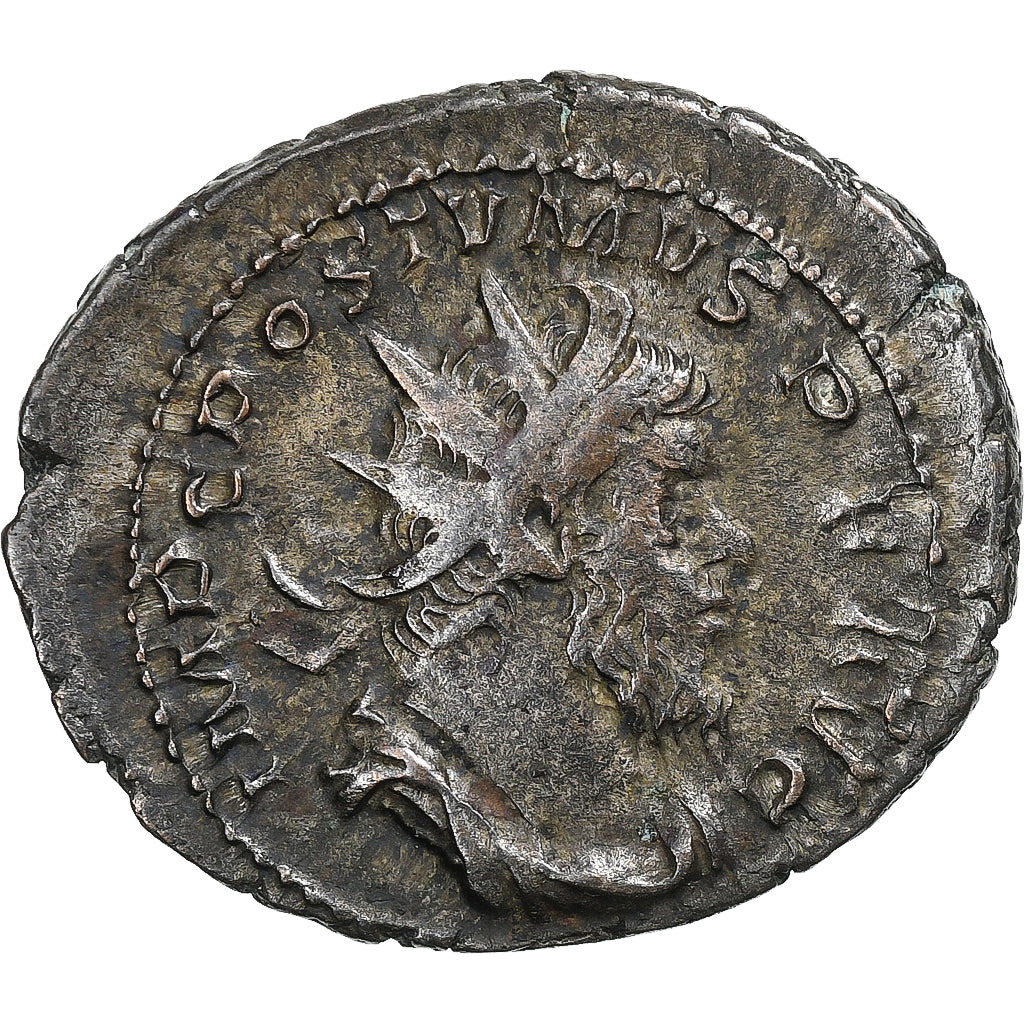 Postumus, Antoninianus, 260-268, Lugdunum, Billon, VF(30-35), RIC:64