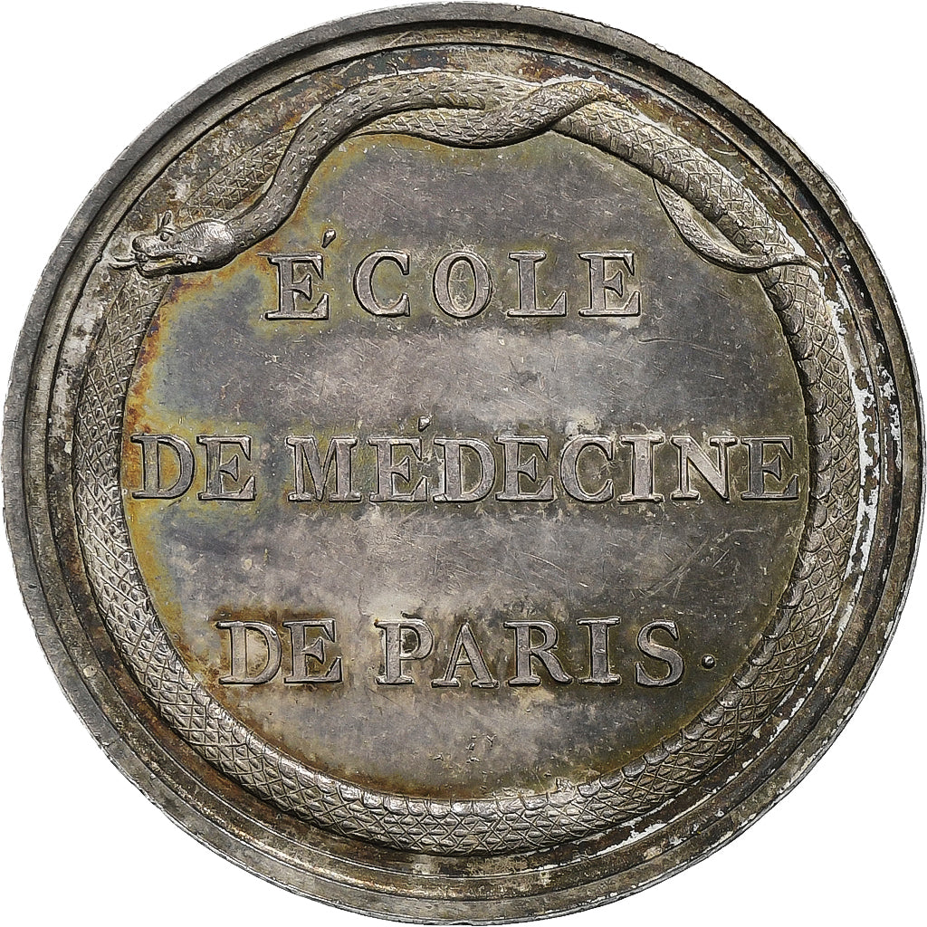 France, Token, École de médecine de Paris, Silver, MS(63)