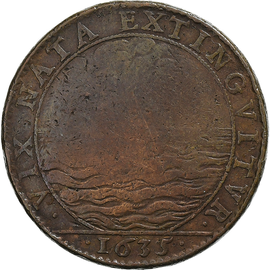 Frankrijk, Token, Louis XIII, Ecole de Chirurgie, 1635, Koper, ZG+