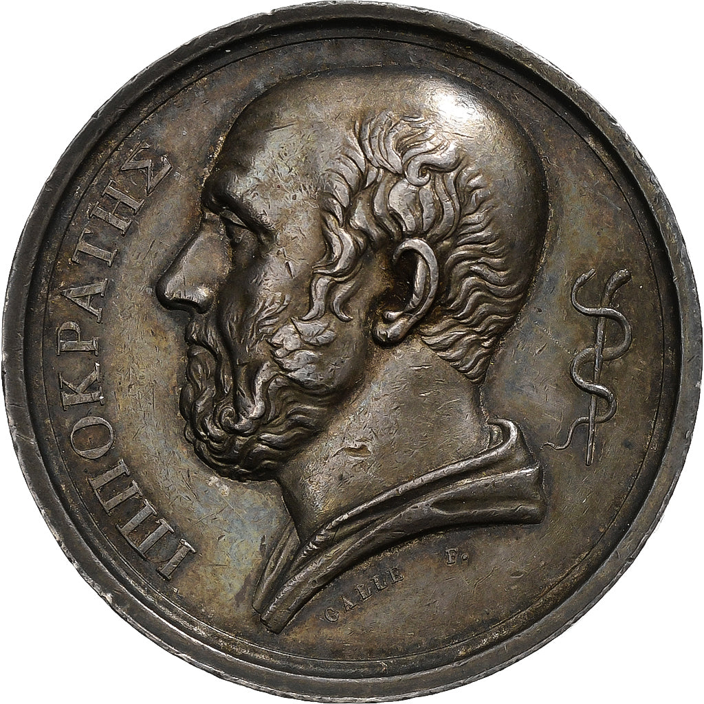 Francia, ficha, Faculté de Médecine de Paris, 1809, Argento, Galle, BB+