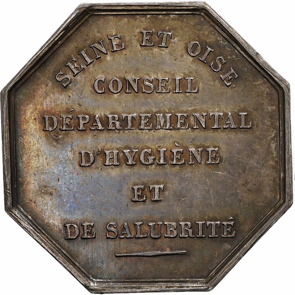 France, Token, Conseil d'hygiène et de salubrité de Seine et Oise, Silver
