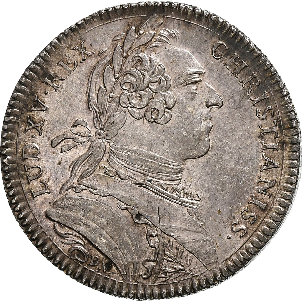France, Token, Louis XV, Commission royale de médecine, 1772, Silver, Duvivier