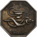 France, Token, Salubrité publique, ville de Rheims, Silver, Caqué, EF(40-45)