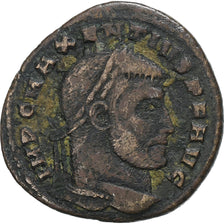 Maxentius, Follis, 309, Ostia, Bronze, VF(30-35), RIC:16