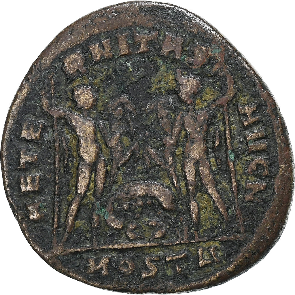 Maxentius, Follis, 309, Ostia, Bronze, VF(30-35), RIC:16
