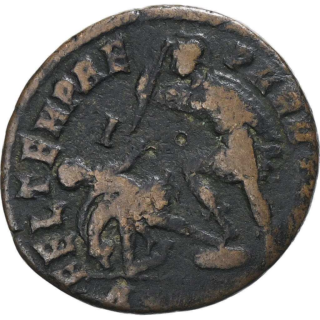 Constantius Gallus, Follis, 351-355, Siscia, Miedź, VF(20-25), RIC:347