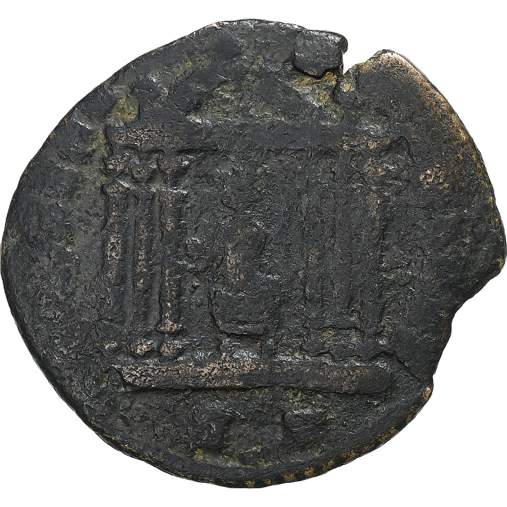 Maxentius, Follis, 308-310, Ticinum, Bronze, VG(8-10)