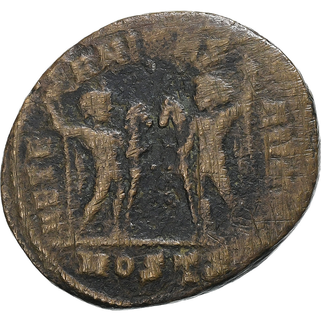 Maxentius, Follis, 309-312, Ostia, Bronze, F(12-15), RIC:35