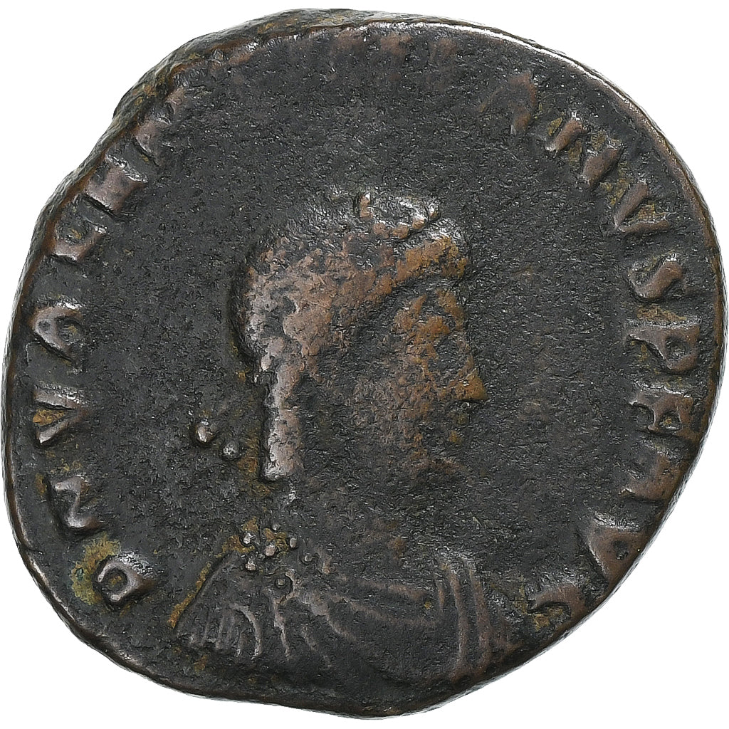 Valentinian II, Follis, 378-383, Thessalonica, Bronze, VF(20-25), RIC:37B-4