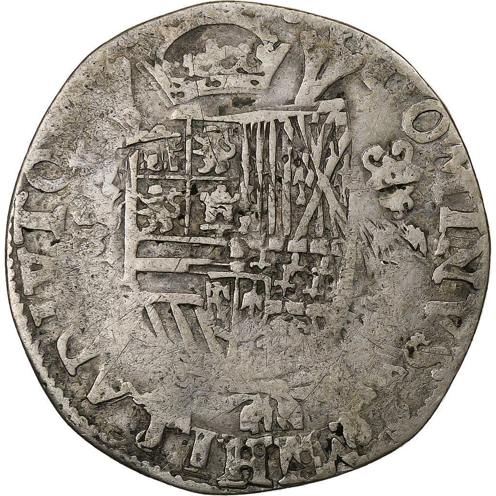 Spanish Netherlands, Philip II, 1/5 Philipsdaalder, 1566, Nimègue, Silver