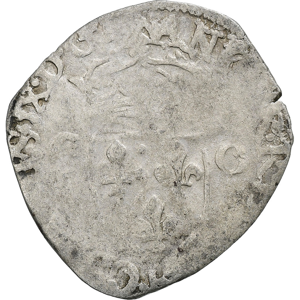 France, Charles IX, Douzain aux deux C, Billon, F(12-15), Gadoury:410