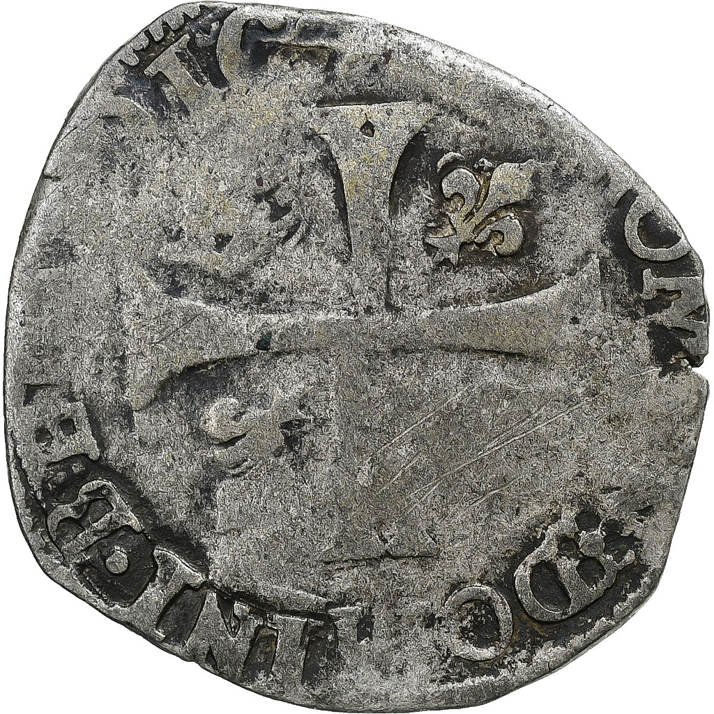 France, Charles IX, Douzain aux deux C, Billon, F(12-15), Gadoury:410