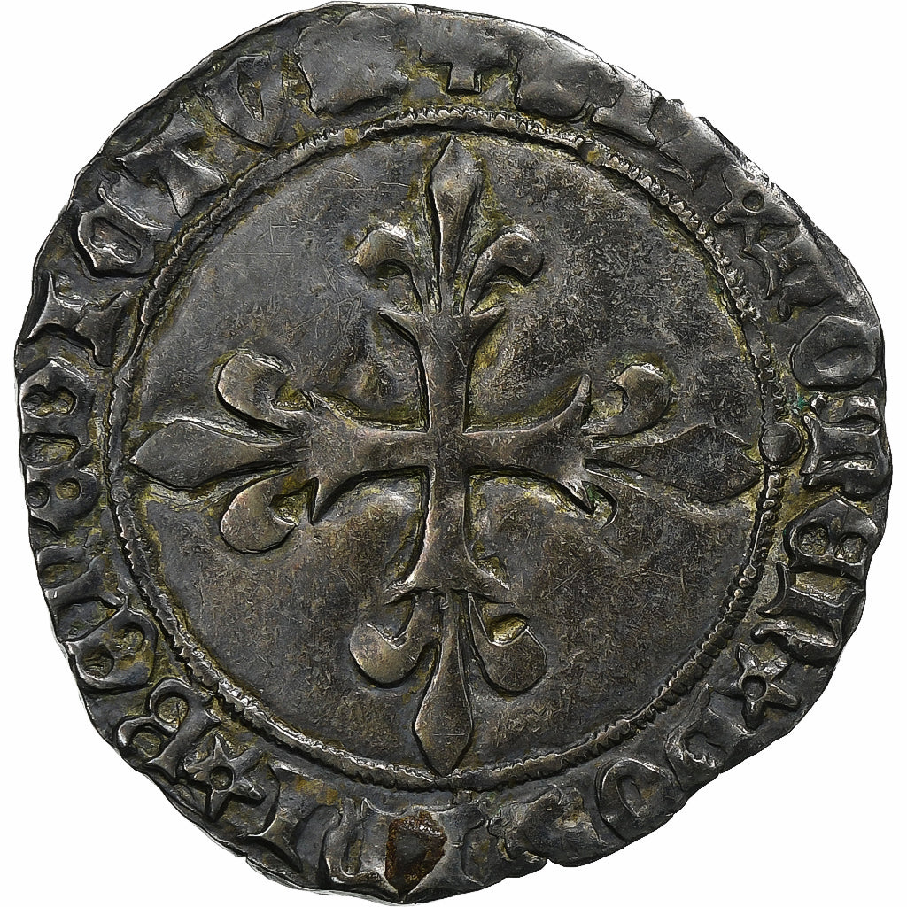 Francja, Louis XI, Gros de Roi, 1461-1483, Tours, Srebro, EF(40-45)