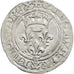 France, Charles VI, Gros dit "Florette", 1417-1422, Limoges, Silver, AU(50-53)