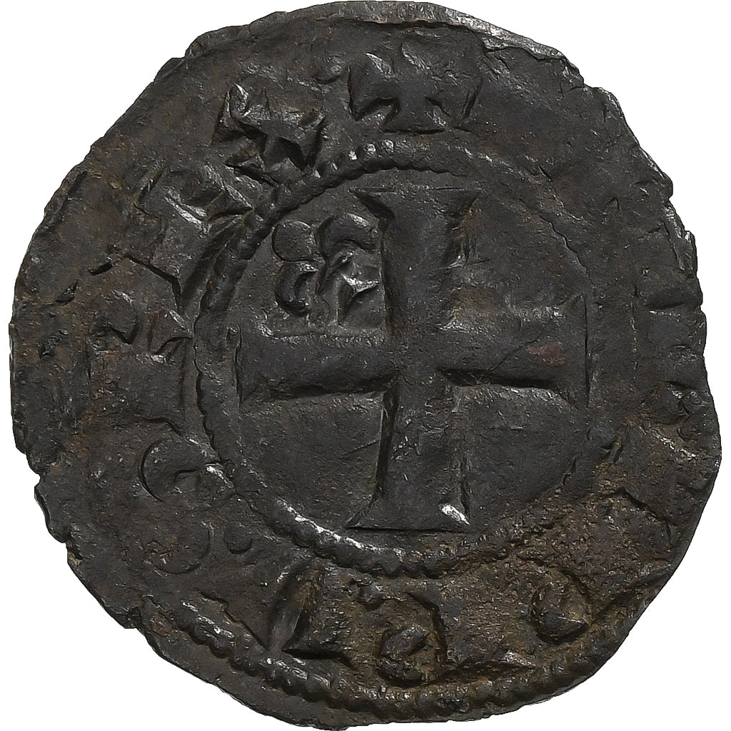 France, Philippe IV le Bel, Double Tournois, 1295-1303, Billon, TTB