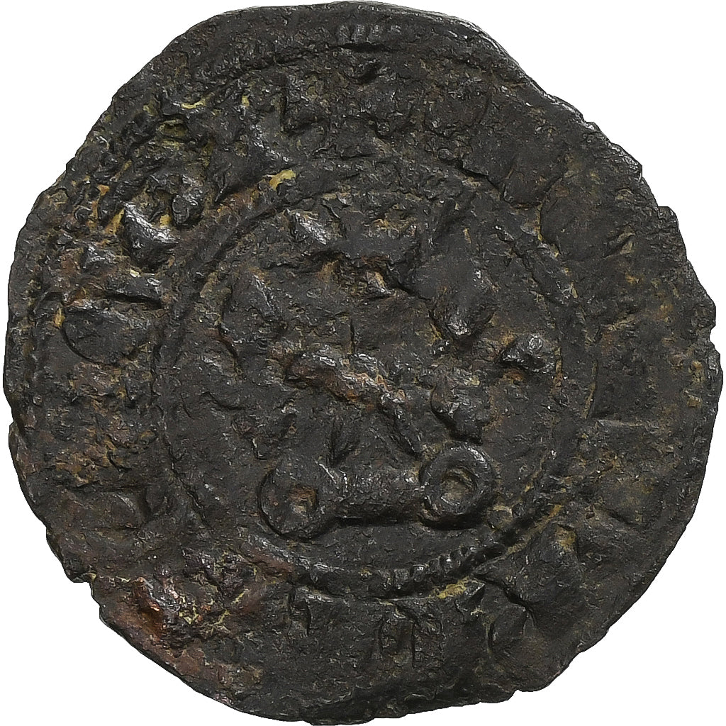 France, Philippe IV le Bel, Double Tournois, 1295-1303, Billon, TTB
