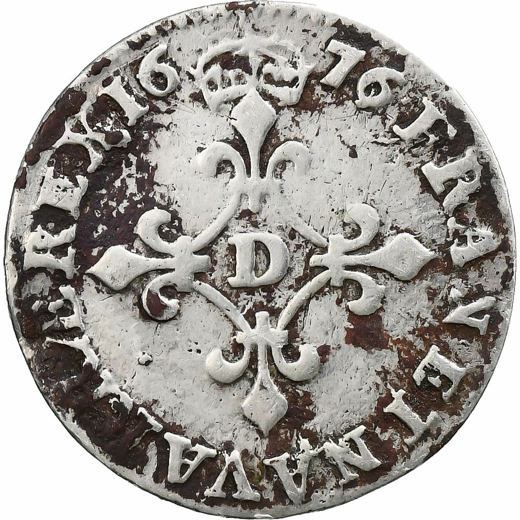 France, Louis XIV, 4 Sols des Traitants, 1676, Vimy, Argent, TB, Gadoury:103