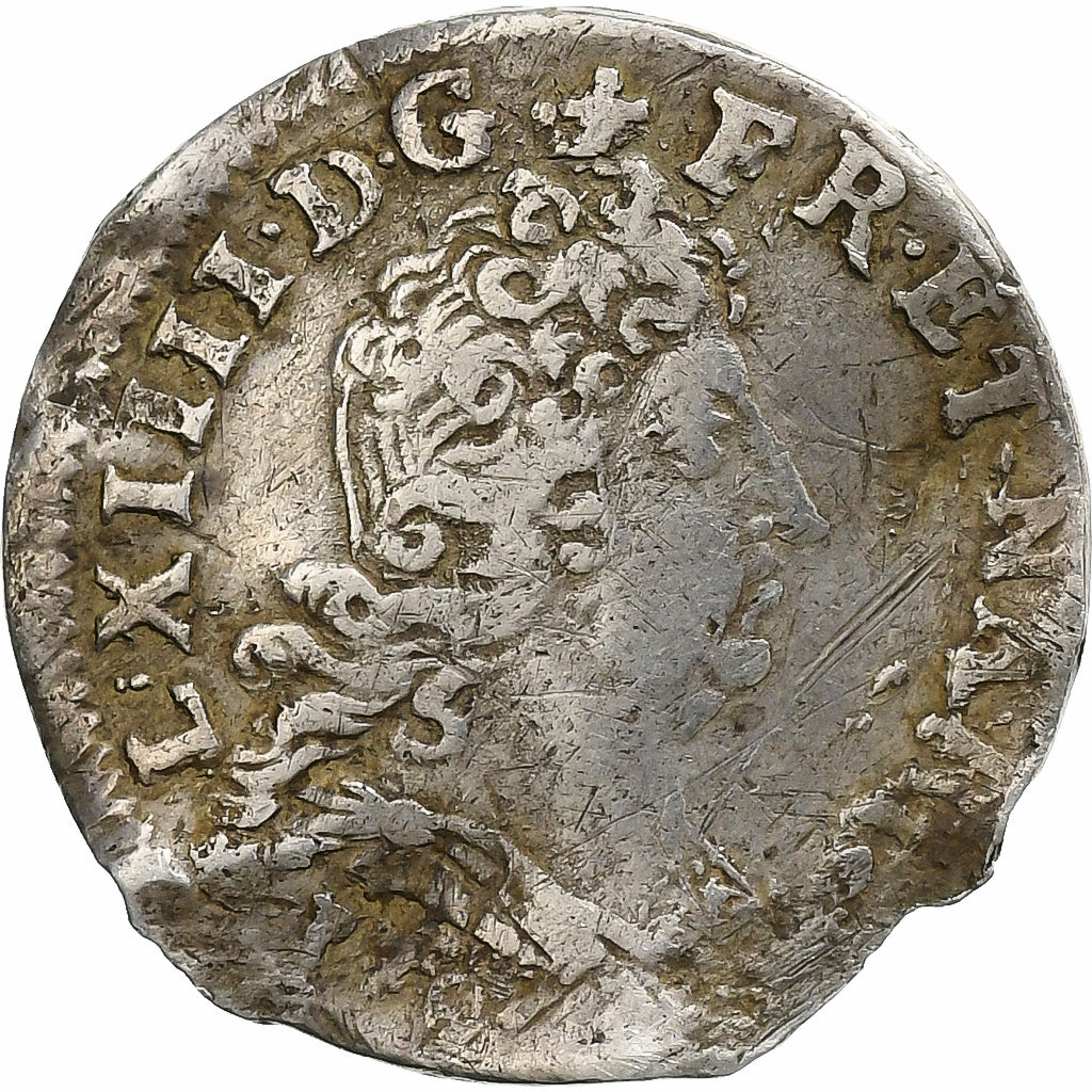 France, Louis XIV, 5 Sols aux insignes, 1704, Strasbourg, Argent, TB