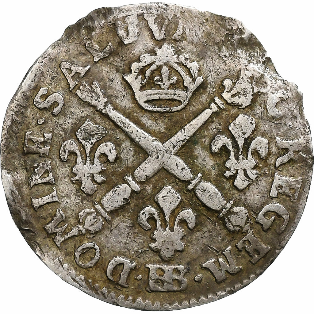 France, Louis XIV, 5 Sols aux insignes, 1704, Strasbourg, Argent, TB