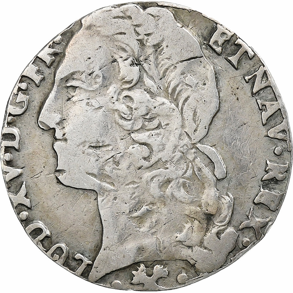 Frankreich, Louis XV, 1/10 Écu au bandeau, 1766, Bayonne, Silber, S+