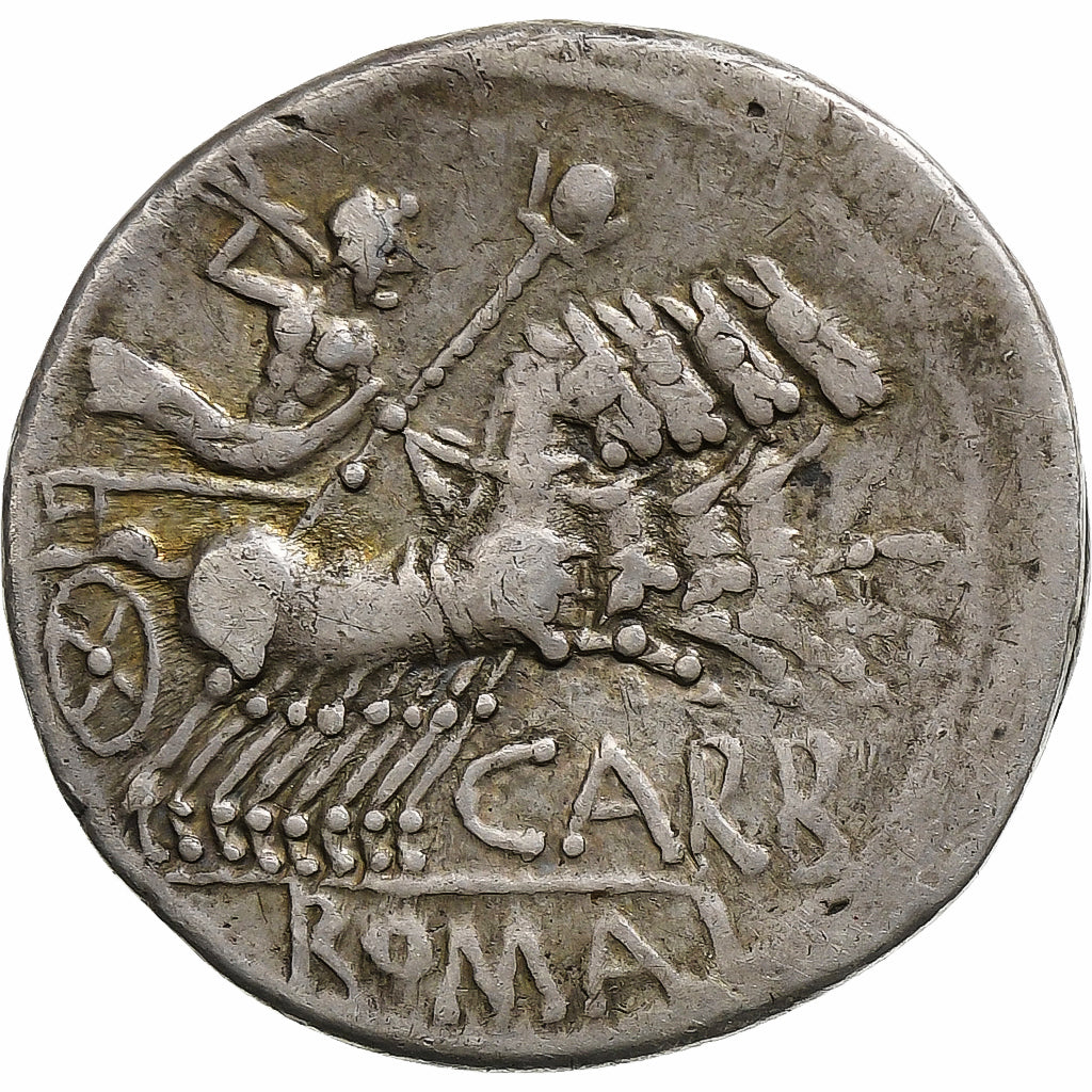 Papiria, Denarius, 121 BC, Rome, Silver, EF(40-45), Crawford:279/1